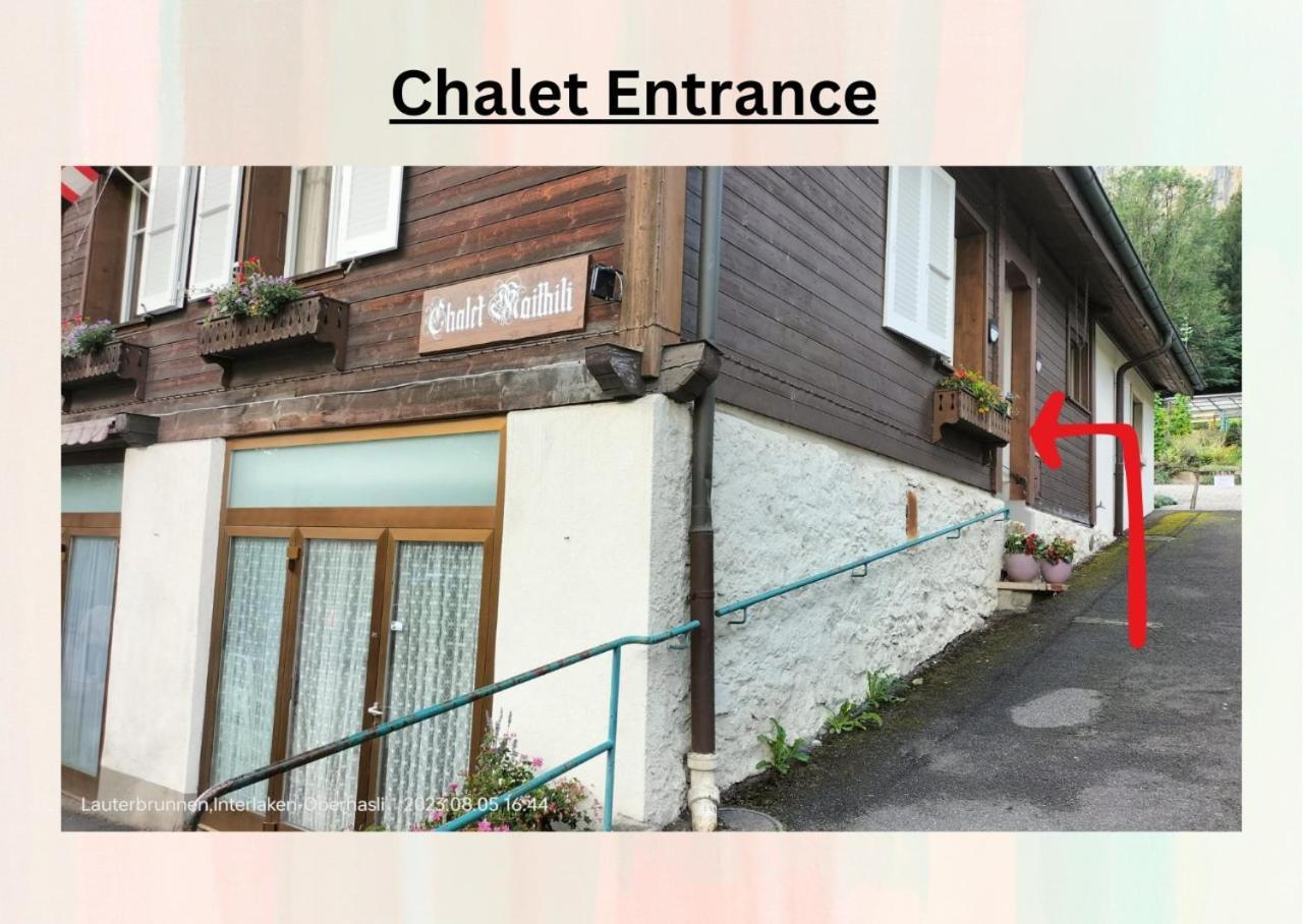 Chalet Maithili Lauterbrunnen -152-Year-Old Majestic Chalet ภายนอก รูปภาพ