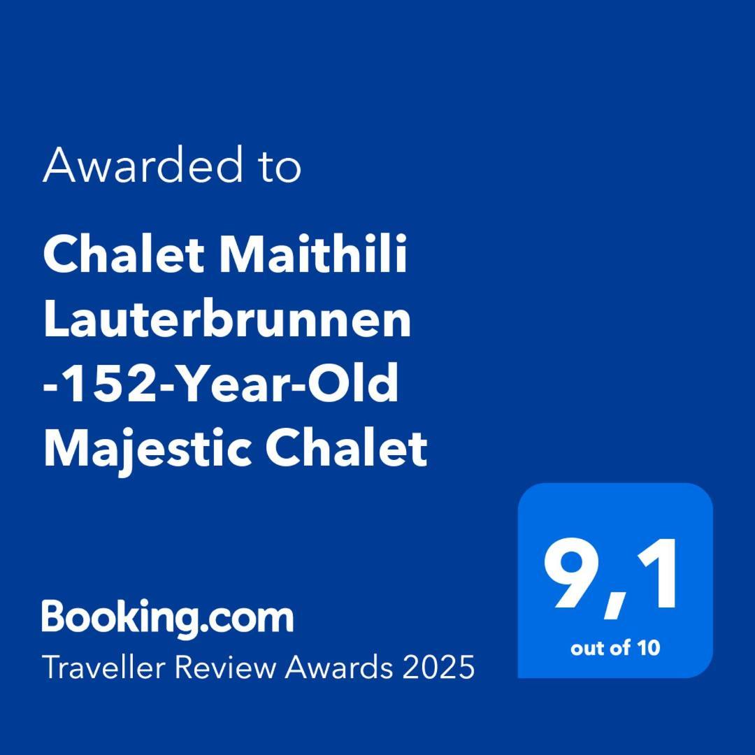 Chalet Maithili Lauterbrunnen -152-Year-Old Majestic Chalet ภายนอก รูปภาพ